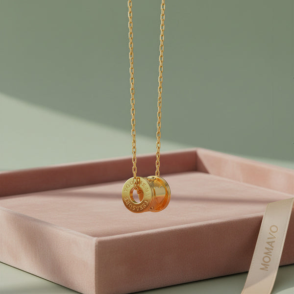 Lucky Turn Pendant Necklace | 18K Gold Plated