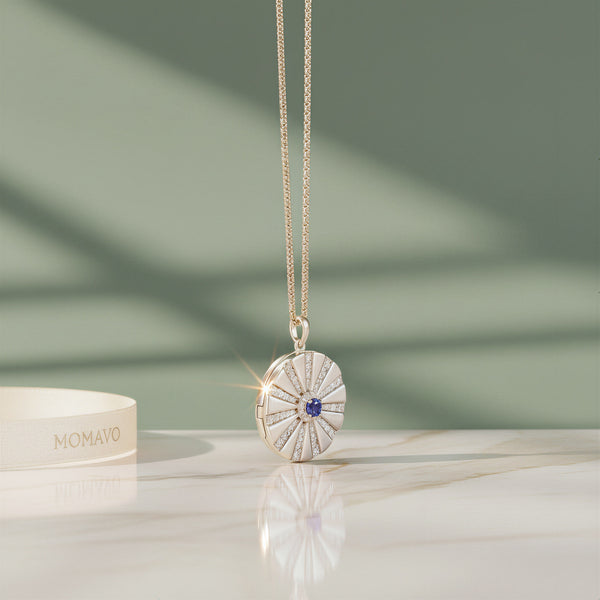 Radiance Locket Necklace | Silver