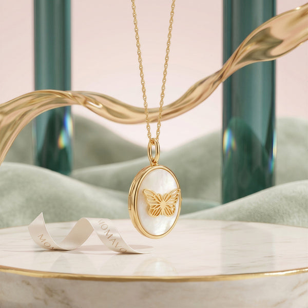 Papilio Whisper Locket | 18K Gold Plated