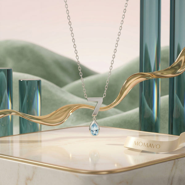 Aquamarine Set Jewelry | 18K Gold Plated
