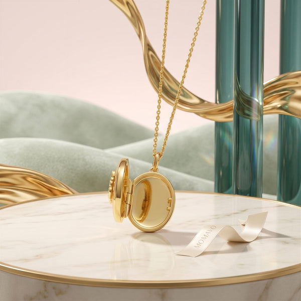 Papilio Whisper Locket | 18K Gold Plated