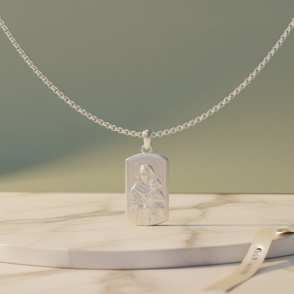Sancta Icon Necklace | 18K Gold Plated