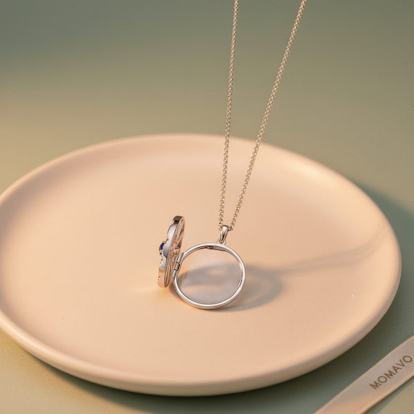 Radiance Locket Necklace | Silver