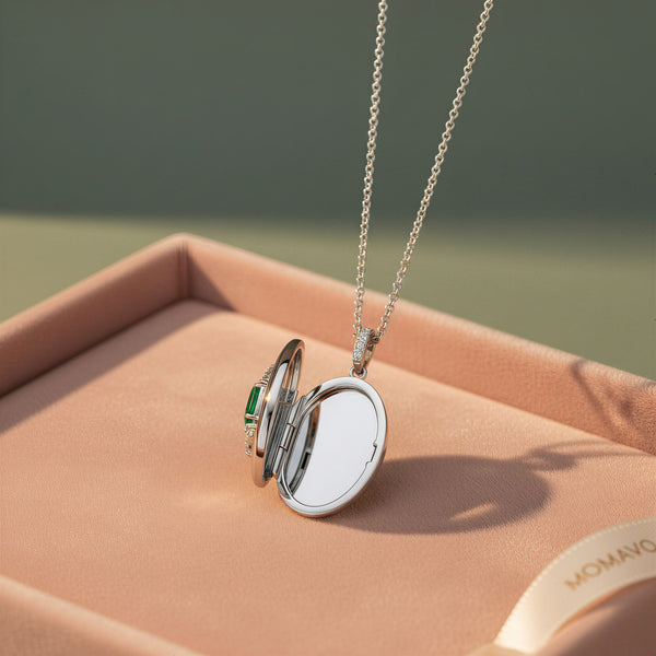 Guardian Eye Birthstone Locket | Silver