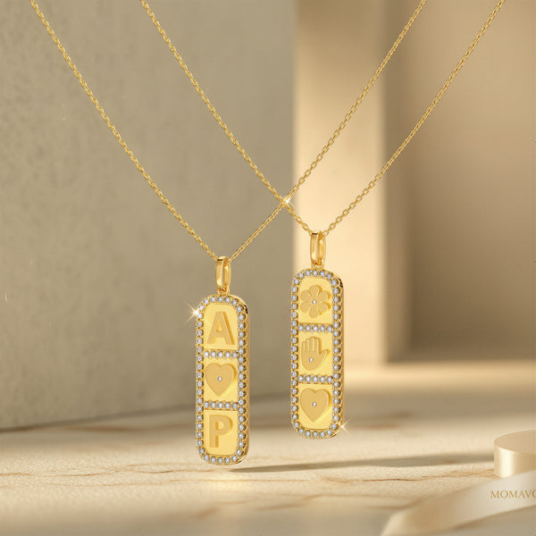 Elements Pendant Necklace | 18K Gold Plated