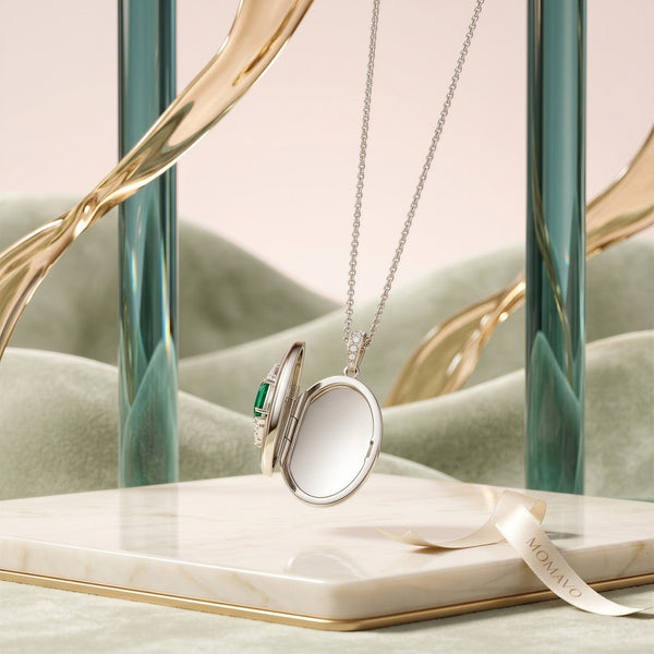 Guardian Eye Birthstone Locket | Silver