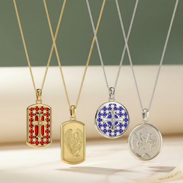 Sancta Icon Necklace | 18K Gold Plated