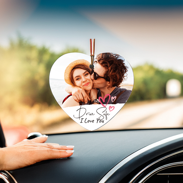 Drive Safe | Car Ornament (Picture Upload)