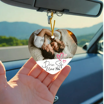 Drive Safe | Car Ornament (Picture Upload)