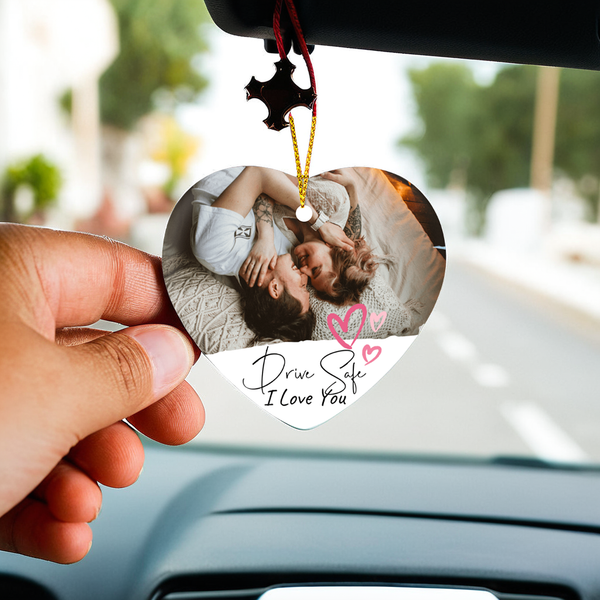 Drive Safe | Car Ornament (Picture Upload)