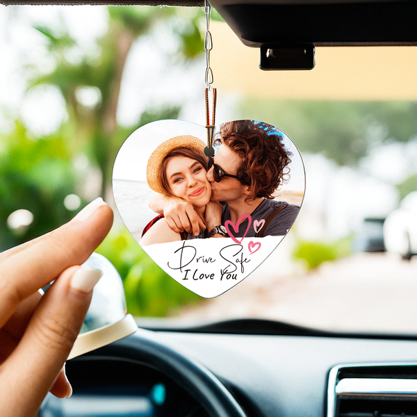 Drive Safe | Car Ornament (Picture Upload)