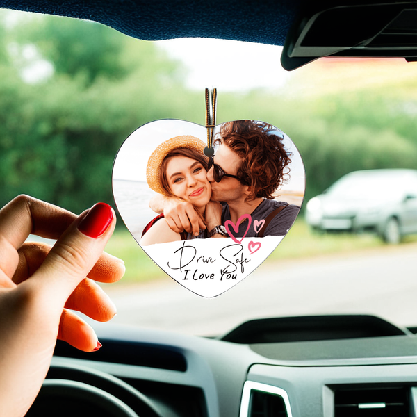 Drive Safe | Car Ornament (Picture Upload)