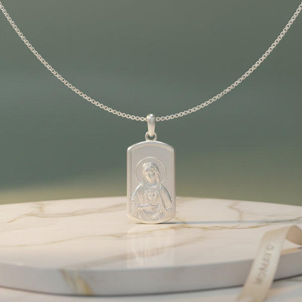 Sancta Icon Pendant Necklace | 18K Gold Plated
