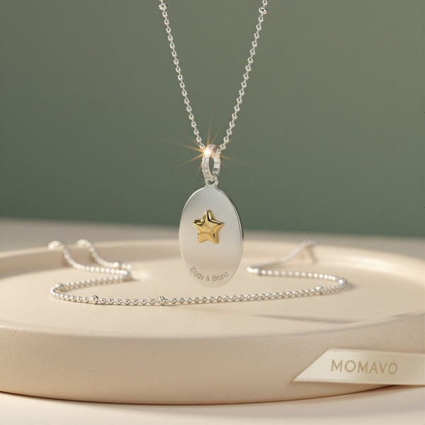 Custom Paw Squircle Necklace | 18K Gold Plated