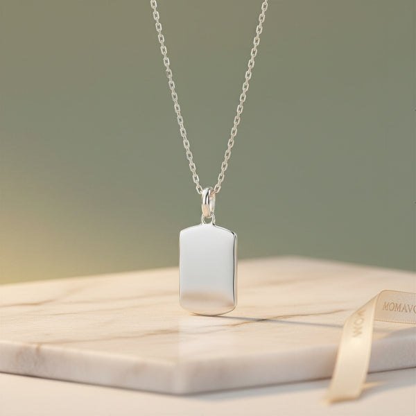 Paw Oval Pendant Necklace | 18K Gold Plated