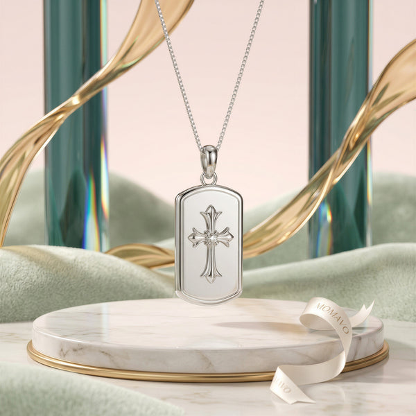 Sancta Icon Pendant Necklace | 18K Gold Plated