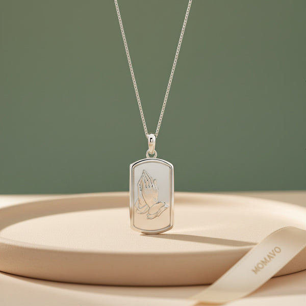 Sancta Icon Pendant Necklace | 18K Gold Plated
