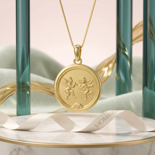 Sancta Icon Pendant Necklace | 18K Gold Plated