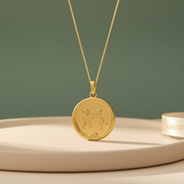 Sancta Icon Pendant Necklace | 18K Gold Plated