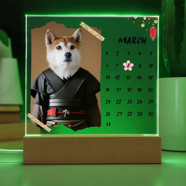 Custom Pet Warrior - Acrylic Plaque