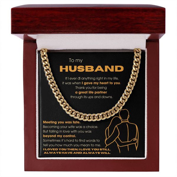[Almost Sold Out] To My Husband - Thank you for being a great life partner