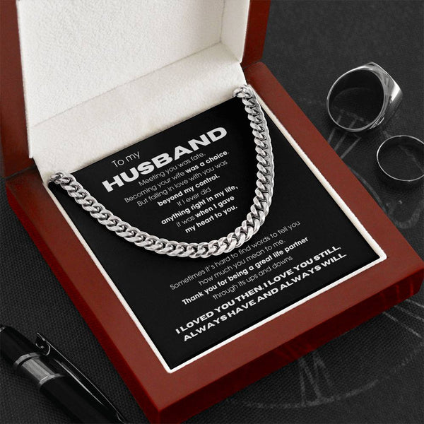 To My Husband - Thank you for being a great life partner