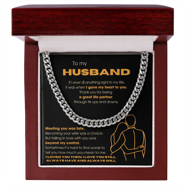 [Almost Sold Out] To My Husband - Thank you for being a great life partner