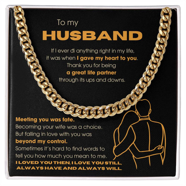 [Almost Sold Out] To My Husband - Thank you for being a great life partner