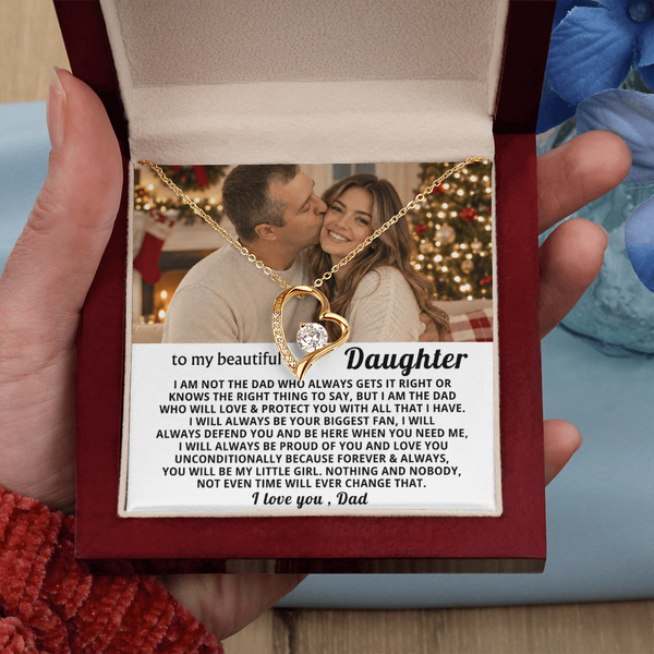 To My Beautiful Daughter,I will always be your biggest fan - my little girl - Personalized