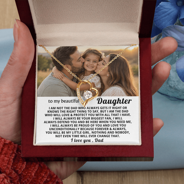 To My Beautiful Daughter,I will always be your biggest fan - my little girl - Personalized