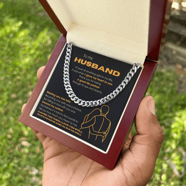 [Almost Sold Out] To My Husband - Thank you for being a great life partner