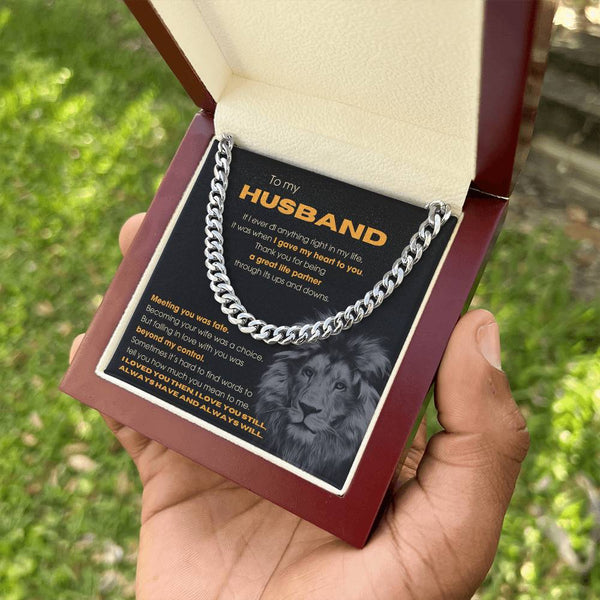 To My Husband - Thank you for being a great life partner (Length Adjustable)