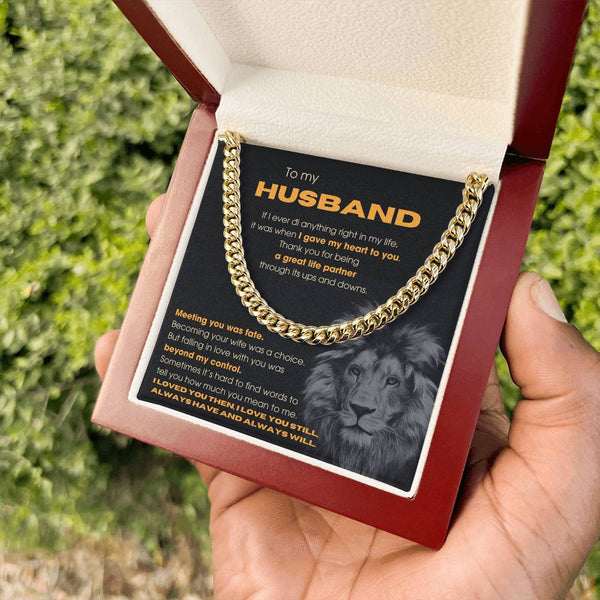 To My Husband - Thank you for being a great life partner (Length Adjustable)