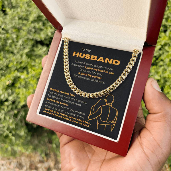 [Almost Sold Out] To My Husband - Thank you for being a great life partner