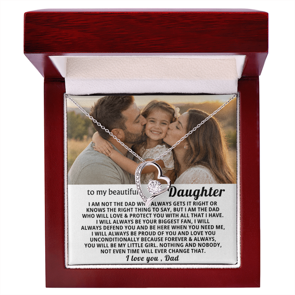 To My Beautiful Daughter,I will always be your biggest fan - my little girl - Personalized