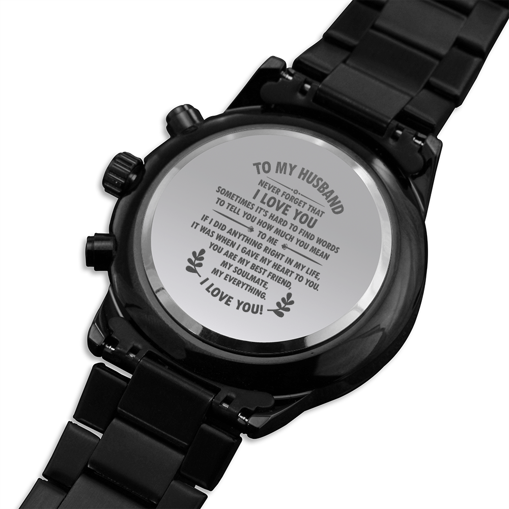 (Only a Few Left) - To My Husband : Never Forget That I Love You