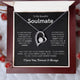 To My Beautiful Soulmate, I Want To Be Your Last Everything - (Forever Love Necklace)