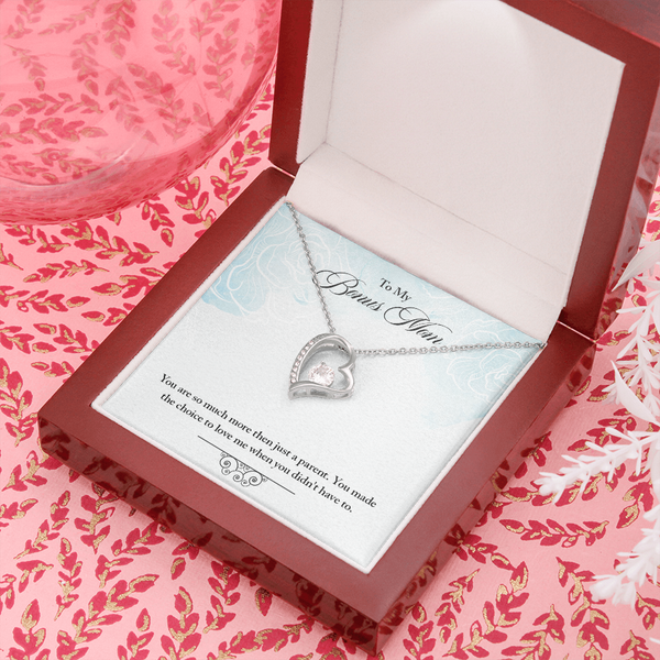 To Bonus Mom - More than a parent (Only a Few Left) - Forever Love Necklace