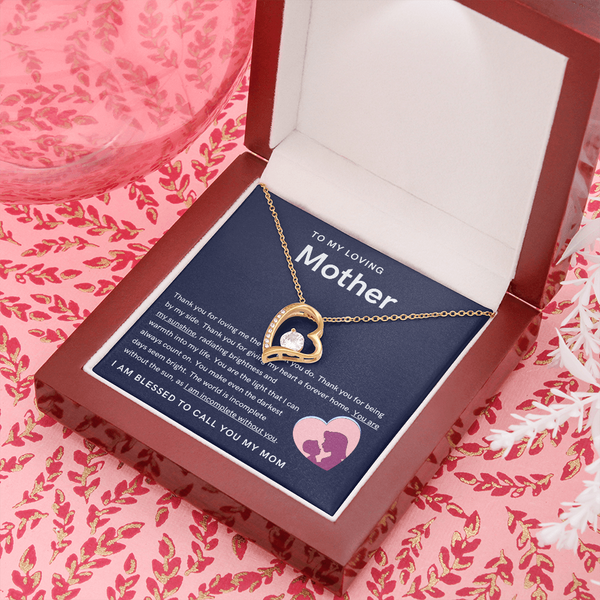 To My Loving Mother - You are my sunshine, radiating brightness into my life (Only a Few Left) - Forever Love Necklace