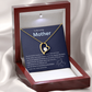 To My Loving Mother - You are the world to me (Only a Few Left) - Forever Love Necklace