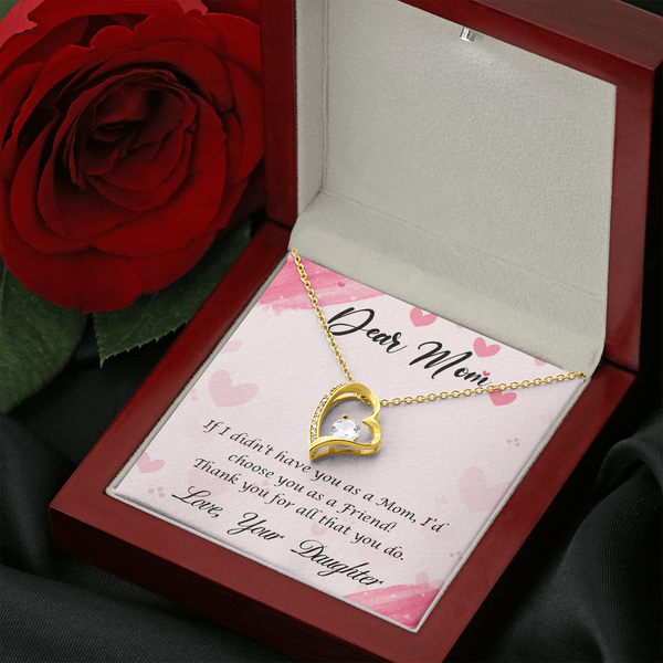 Dear Mom - Thank You For All That You Do (Only a Few Left) - Forever Love Necklace
