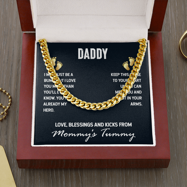 Daddy-I MAY JUST BE A BUMP (A Few Left Only) - Cuban Chain