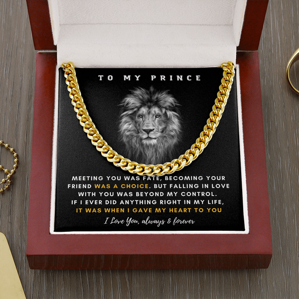 To My Prince - I Was Right When I Gave My Heart To You! (A Few Left Only)