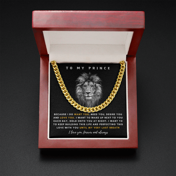 To My Prince - I Love You Until My Very Last Breath (A Few Left Only)