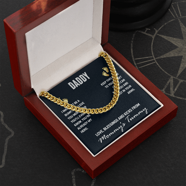 Daddy-I MAY JUST BE A BUMP (A Few Left Only) - Cuban Chain