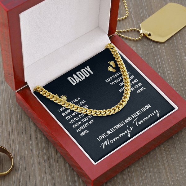 Daddy-I MAY JUST BE A BUMP (A Few Left Only) - Cuban Chain
