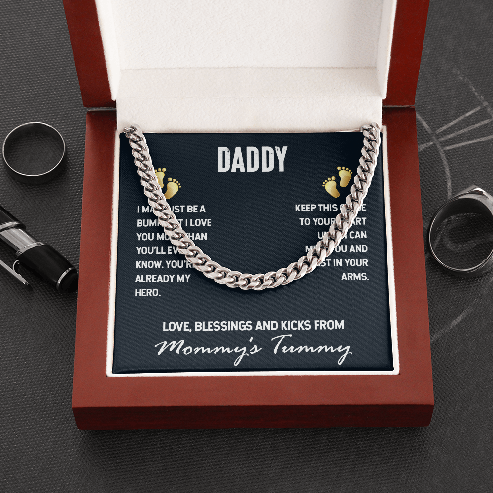 Daddy-I MAY JUST BE A BUMP (A Few Left Only) - Cuban Chain