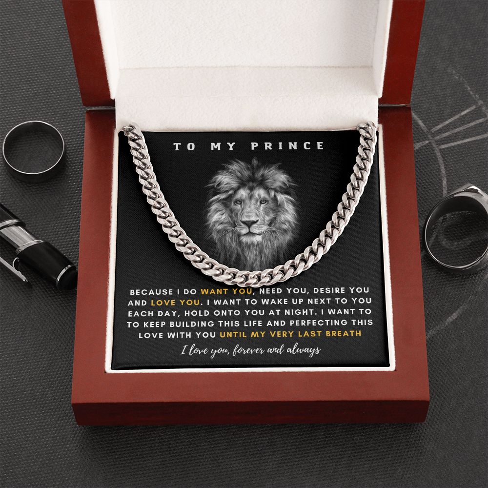 To My Prince - I Love You Until My Very Last Breath (A Few Left Only)