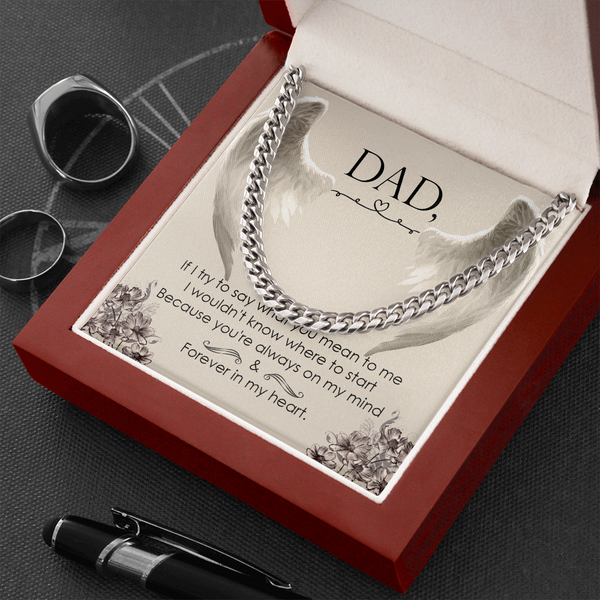 Dad, If I try to say (A Few Left Only) - Cuban Chain