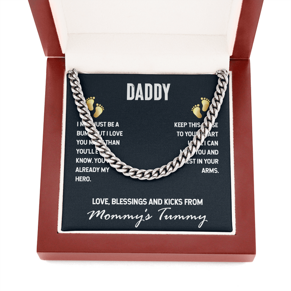 Daddy-I MAY JUST BE A BUMP (A Few Left Only) - Cuban Chain